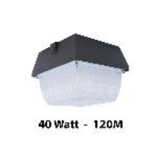Picture of LED Garage Lighter, 40 watts, 4000K, 120M, 3956 lms, Dimming 0-10V