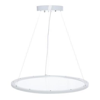 Picture of LED Circular Up and Down Light 50 watts 4000K, 5020 lms, 120V - 15 feet Aircraft Cable + Ceiling Canopy and 3-Wire power cord