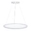 Picture of LED Circular Up and Down Light 50 watts 4000K, 5020 lms, 120V - 15 feet Aircraft Cable + Ceiling Canopy and 3-Wire power cord