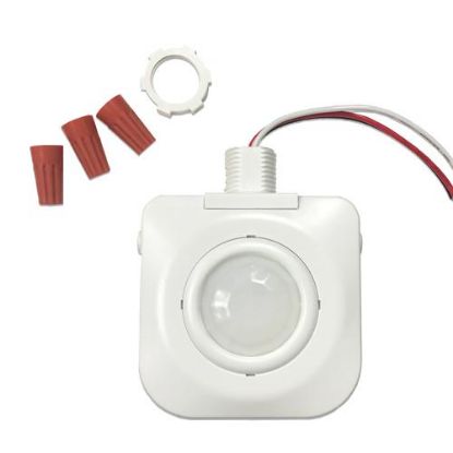 Picture of 360 degree Passive Infrared Motion Sensor for Highbay, Lightning Bolt Strips and Vapor Tight, 120 - 347V