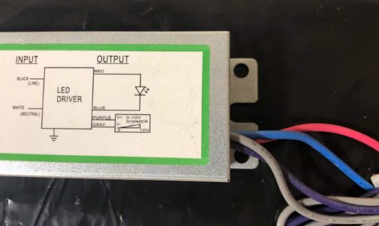 Picture of LED Driver, 80 watts, 28-36V DC Dimming 0-10V, Max. 2.10A, Damp Locations, 347V