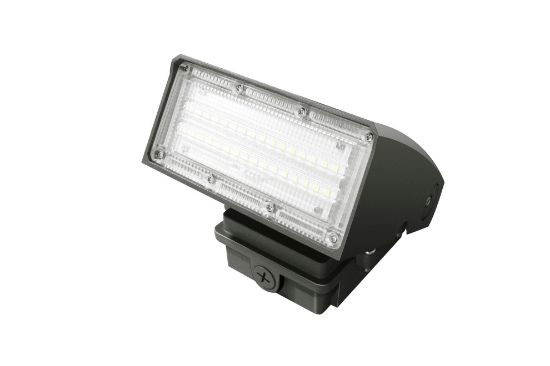 Picture of LED Wall Pack, 20 watts, built-in photocell, 5000K, 2400 lms,  IP 65 Rated, 120-347V
