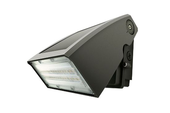 Picture of LED Wall Pack, 80 watts, built-in photocell, 5000K, 9600 lms,  IP 65 Rated, 120-347V