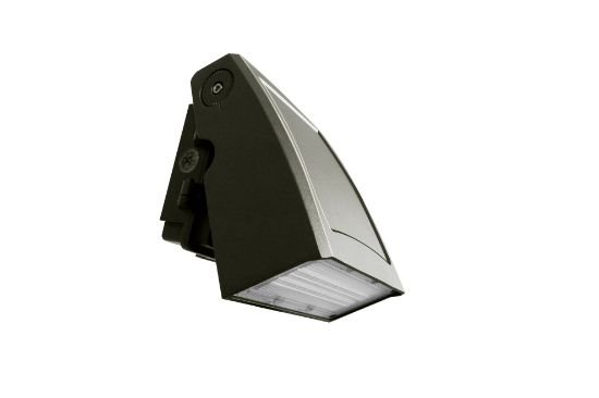 Picture of LED Wall Pack, 80 watts, built-in photocell, 5000K, 9600 lms,  IP 65 Rated, 120-347V