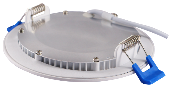 Picture of 4" Slim LED Light Panel, 9 watts, 740 lms, CRI 90+,  Triac Dimmable, Pre-select 5 CCT, Wire Connector, 120V, ROUND, Wet Location