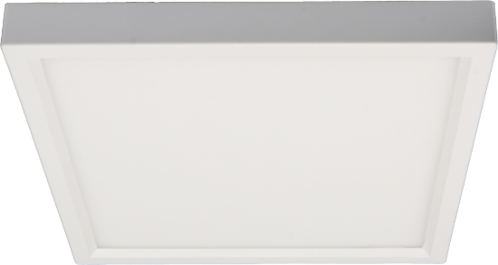 Picture of 4" LED Flush Mount, 10 watts, 600 lms, Pre-select 5 CCT, Triac Dimming, IC & Wet Location Rated, Square 