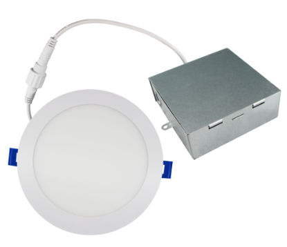 Picture of 8" Slim LED Light Panel, 18 watts, 1476 lms, Dimmable, Pre-select 5 CCT, 120V, ROUND