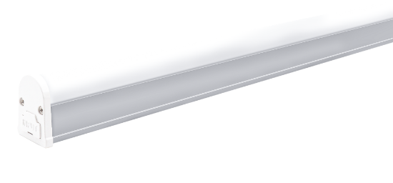 Picture of 46" LED T5 Under Cabinet Light, 18 watts, 1530 lms, Pre-selectable 3 CCT 3000K/4000K/5000K, Triac Dimming, 120V, With Mounting Clips