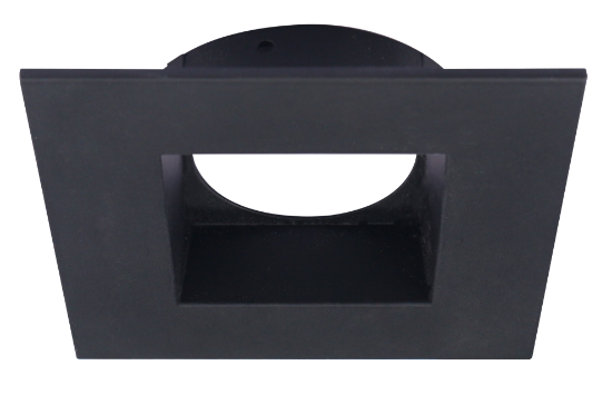 Picture of 3'' Regressed Module Downlight Trim, Black, Square