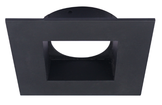 Picture of 4'' Regressed Module Downlight Trim, Black, Square