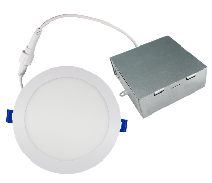 Picture of 8" Slim LED Light Panel, 18 watts, 1200 lms, Pre-select 5 CCT, 347V, ROUND