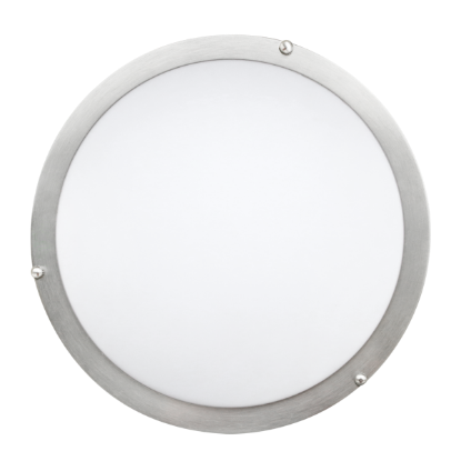 Picture of 14" LED Double Ring Flush Mount, 22 watts, 1650 lms, CRI 90+, Pre-select 5 CCT, Triac Dimming, Damp Location Rated, Brush Nickel, Round, 120V 