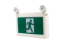 Picture of LED Running Man Exit Sign, with Battery backup Combo and Emergency Lighting, 120/347V, 1.2W each head, remote capable