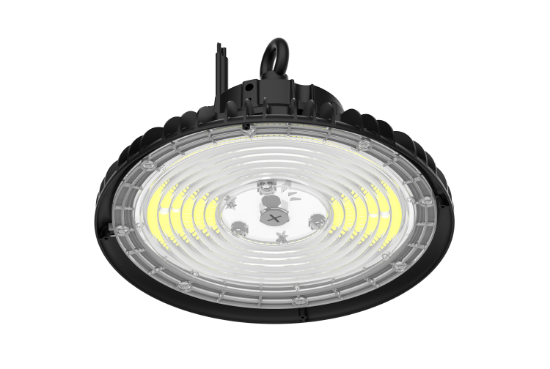 Picture of LED Highbay UFO Multi-Series, Pre-Select 3 Wattage 80-120-150 watts, Pre-Select 3 CCT 3K-4K-5K, 12394 -23699 lms, IP65 Rated, 9 ft Power Cord, 120-347V