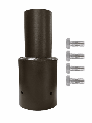 Picture of Tenon Adapter for 3.27" Round Poles and FDL Slip Fitter/Bull Horn, for Area/Flood Light