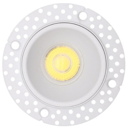 Picture of 2'' Trimless LED Downlight, 15 watts, Triac Dimming, 1000 lms, 5 CCT Switchable, 120V, Wet Location, Round, White