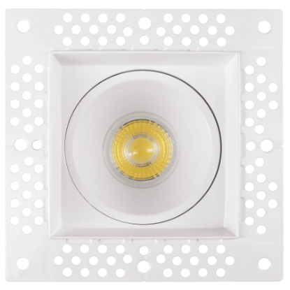Picture of 2'' Trimless LED Downlight, 15 watts, Triac Dimming, 1150 lms, 5 CCT Switchable, 120V, Wet Location, Square, White