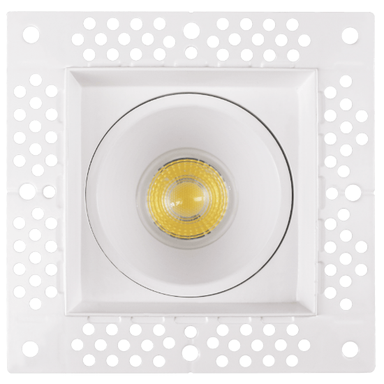 Picture of 2'' Trimless LED Downlight, 15 watts, Triac Dimming, 1150 lms, 5 CCT Switchable, 120V, Wet Location, Square, White