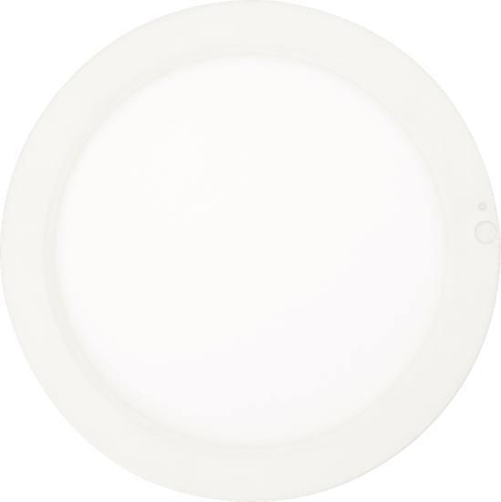 Picture of 12" LED Flush Mount with PIR Motion Sensor & Photocell, 24 watts, 1850 lms, CRI 90+, Pre-select 5 CCT, Dims to 30% by Sensor, IC & Wet Location Rated, Round, White 