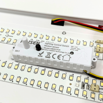 Picture of Microwave Motion Sensor for Strip (SKU#100886), LED Eco-Commercial & Industrial Strip (SKU#100891 & SKU#100892), LED Troffer Light (SKU#112101 & SKU#112102) and 4 FT Vapor Tight (SKU#100904 & SKU#100906 & SKU#110153) ; Programmable by Controller (SKU#100890)