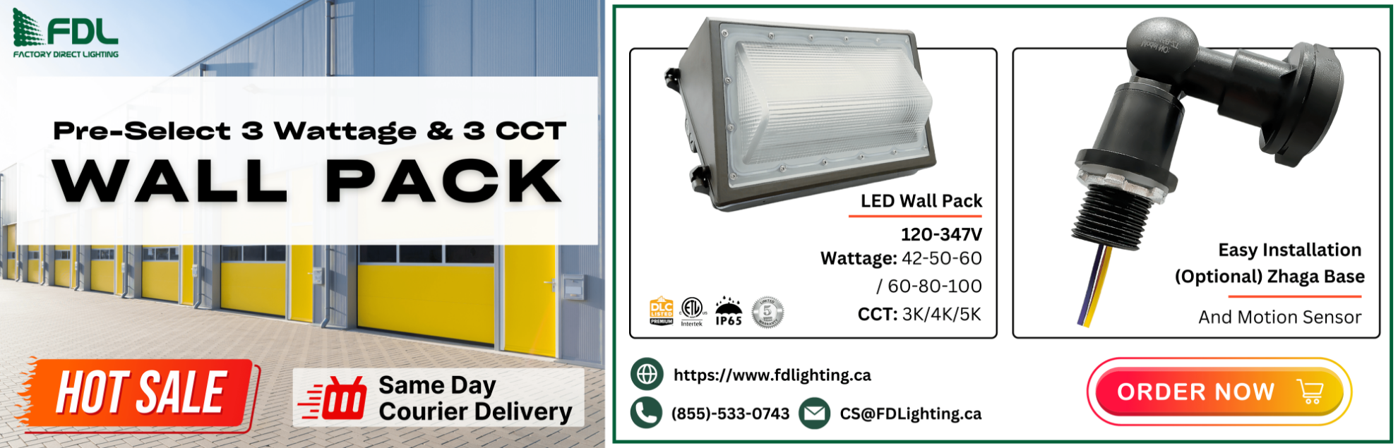 Wall Pack Outdoor Lighting