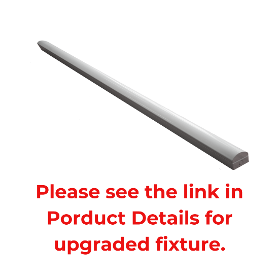 Picture of 8 FT LED Lightning Bolt Strip, Pre-Select Wattage 55-65-78 watts, Pre-Select 3CCT 3500K-4000K-5000K, Dimming 0-10V, 120-347V