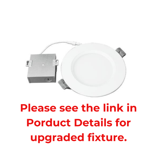 Picture of 4'' Slim Baffle LED Light, 9 watts, 3-4-5K, Dimming 10-100%, 120V, Round