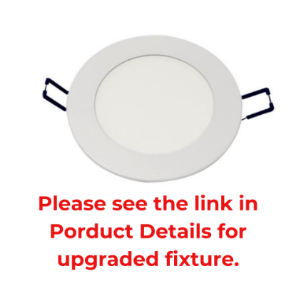 Picture of 8'' Dimmable Slim LED Light Panel 18 watts, 4000K, 347V, ROUND