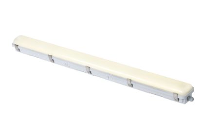 Picture of LED Vapor Tight IP65 Rated, 4FT, Pre-Select 3 Wattage 40-50-60W, Pre-Select 4CCT 3000K-3500K-4000K-5000K, 145lms/W, Dimming 0-10V, 120-347V