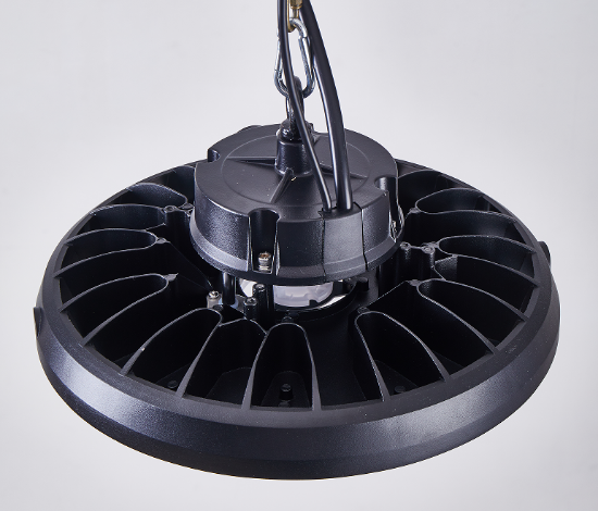 Picture of LED Highbay UFO Plus-Series, Pre-Select 3 Wattage 100-120-150W, Pre-Select 3 CCT 3K-4K-5K, 22500lm, IP65 Rated, 9 ft Power Cord, 120-347V