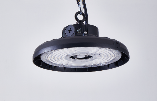 Picture of LED Highbay UFO Plus-Series, Pre-Select 3 Wattage 100-120-150W, Pre-Select 3 CCT 3K-4K-5K, 22500lm, IP65 Rated, 9 ft Power Cord, 120-347V